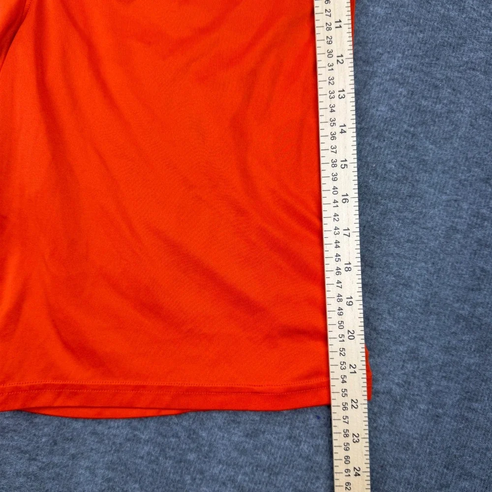 Under Armour Basketball Shorts Mens YXL‎ Orange Navy Blue Athletic Loose Fit